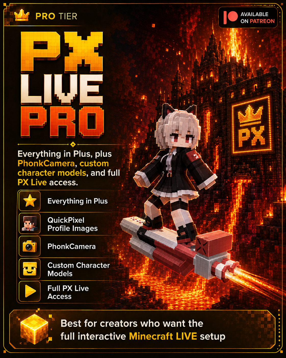 PX Live Pro promotional cover