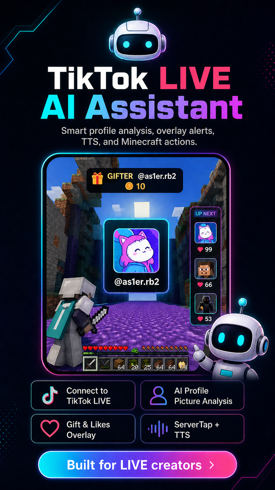 TikTok LIVE AI Assistant